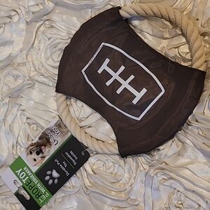Dog Frisbee Toy Football Rope Toy With Squeaker New.